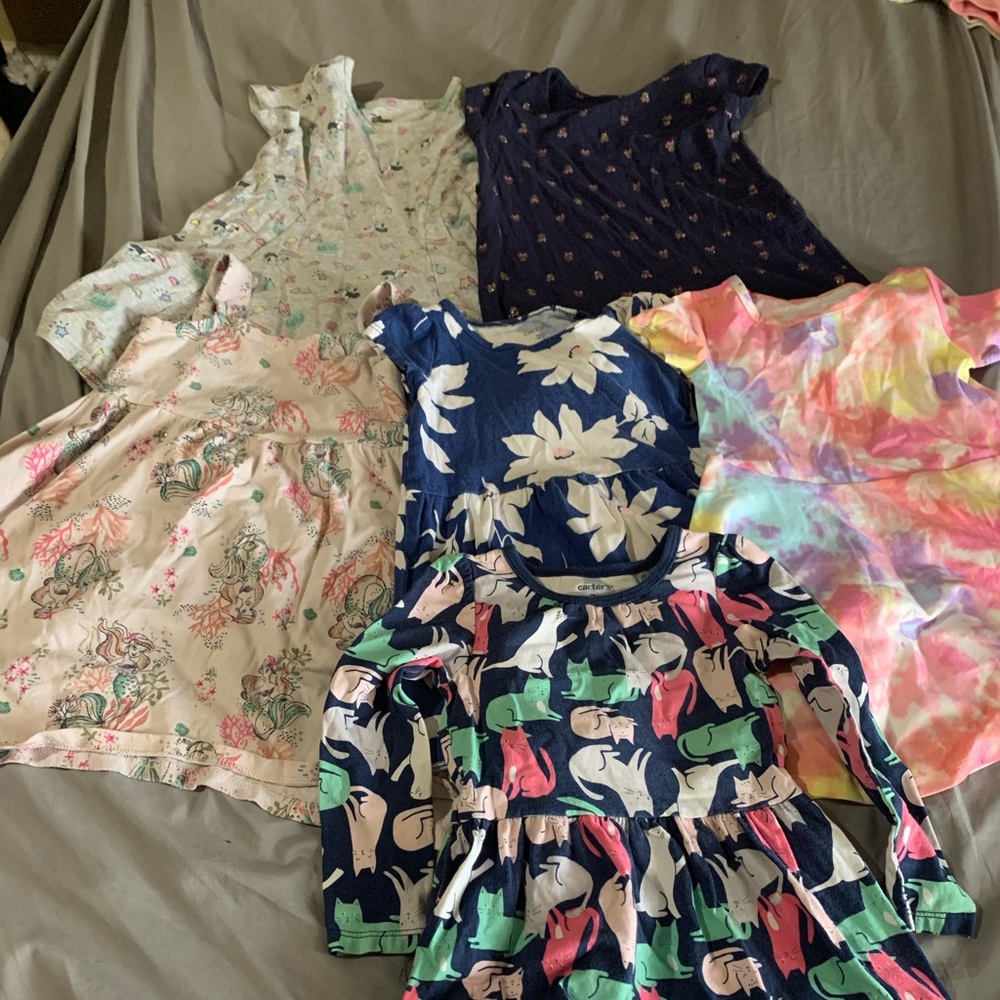 2T casual dress lot of 6